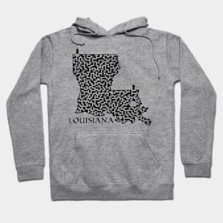 State of Louisiana Maze Hoodie